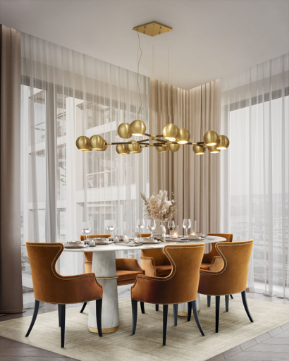 現代簡約餐廳設計方向示意